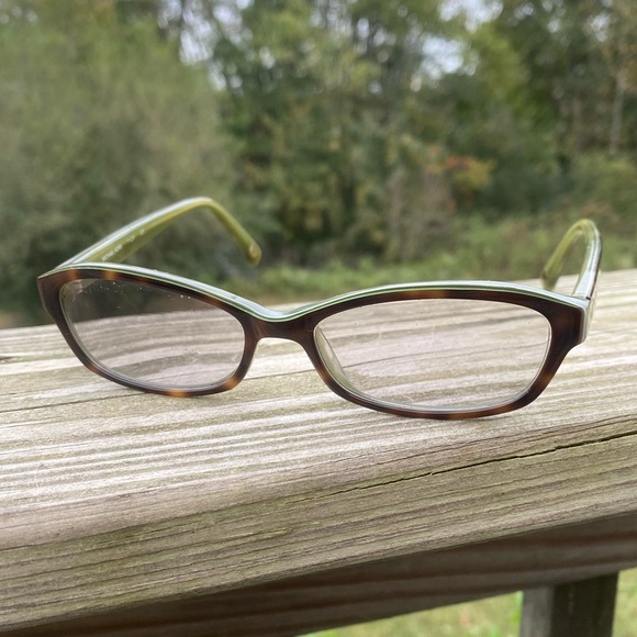 Michael Kors glasses frames Olive green tortoise color 52[]16 135 - Picture 3 of 9